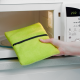 bouillotte vert anis tissus polaire